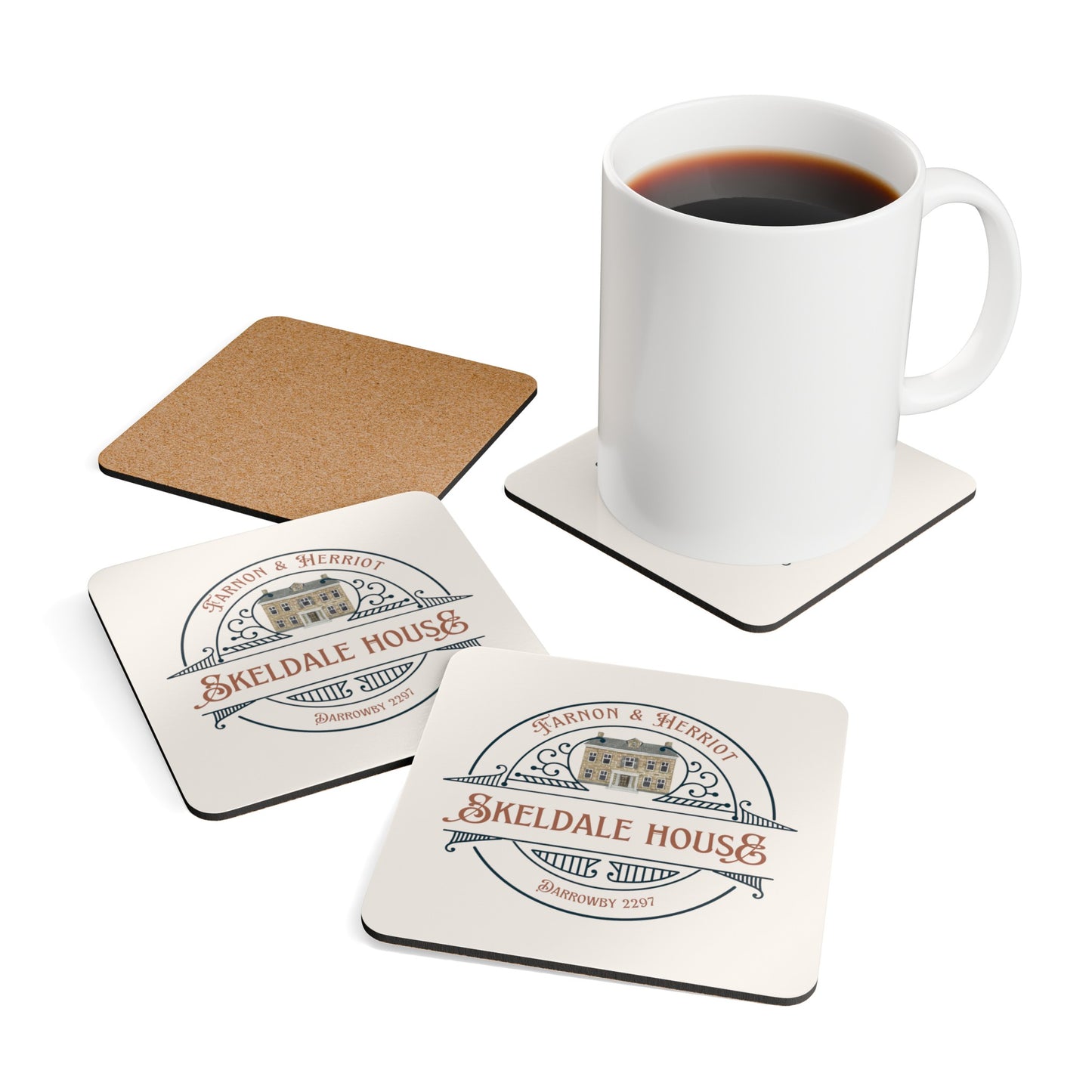 skeldale house coasters