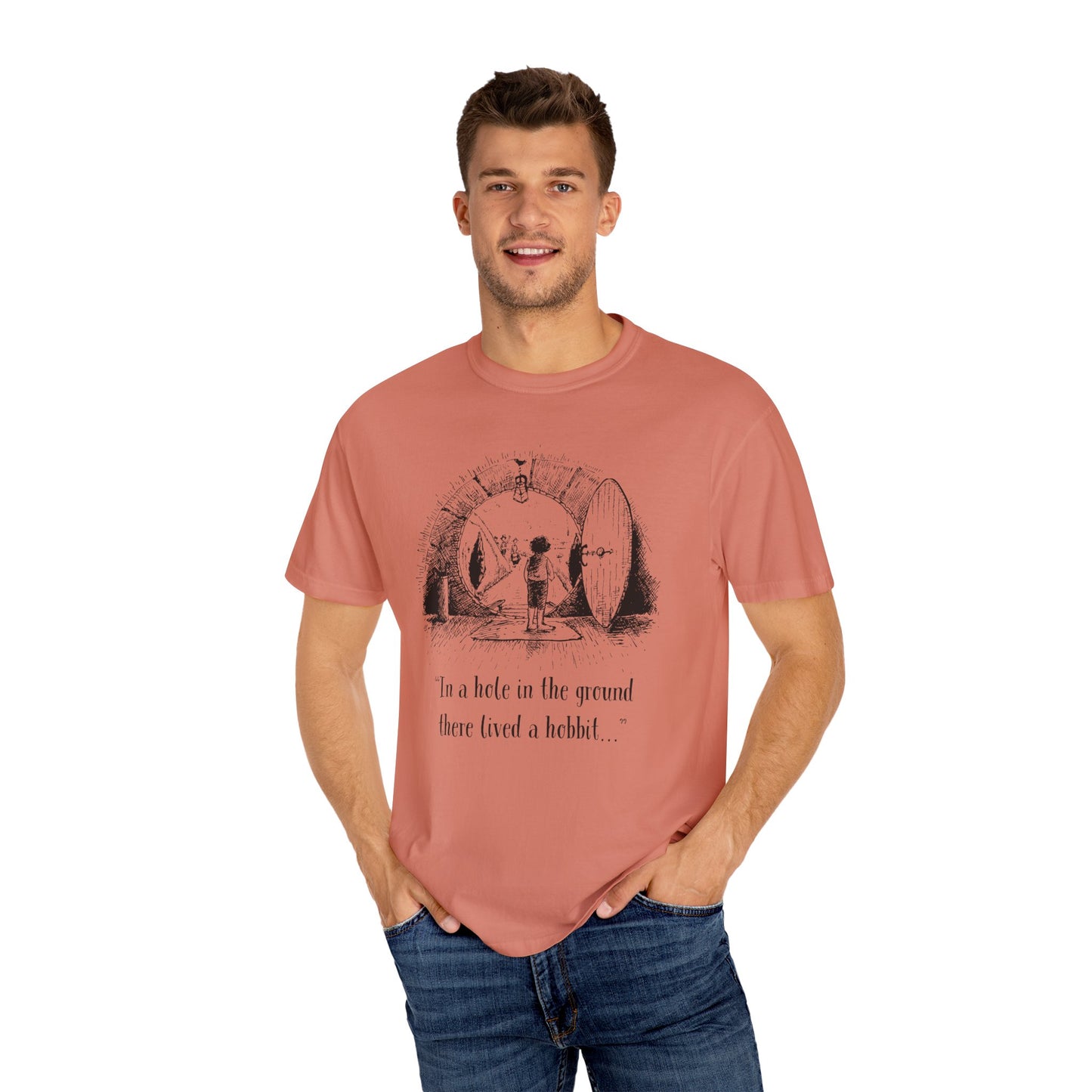 In a Hole in the Ground There Lived a Hobbit T-shirt - The Lord of The Rings