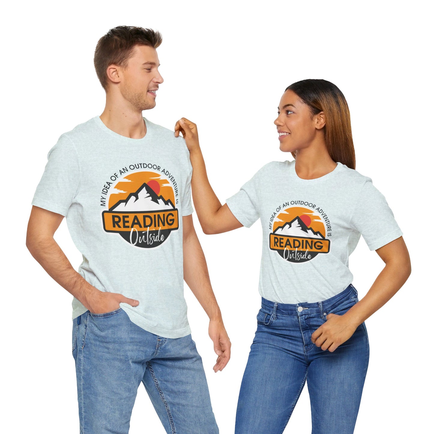 Reading Outside - Book Lovers T-shirt