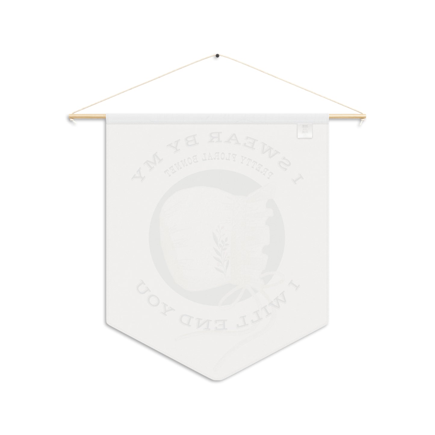 I Swear By My Pretty Floral Bonnet Pennant - Firefly Home Decor