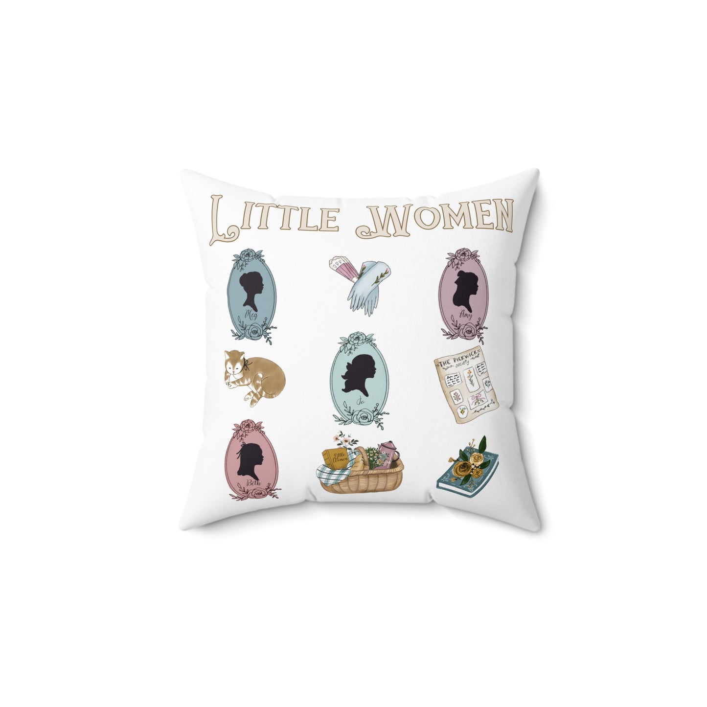 little women throw pillow