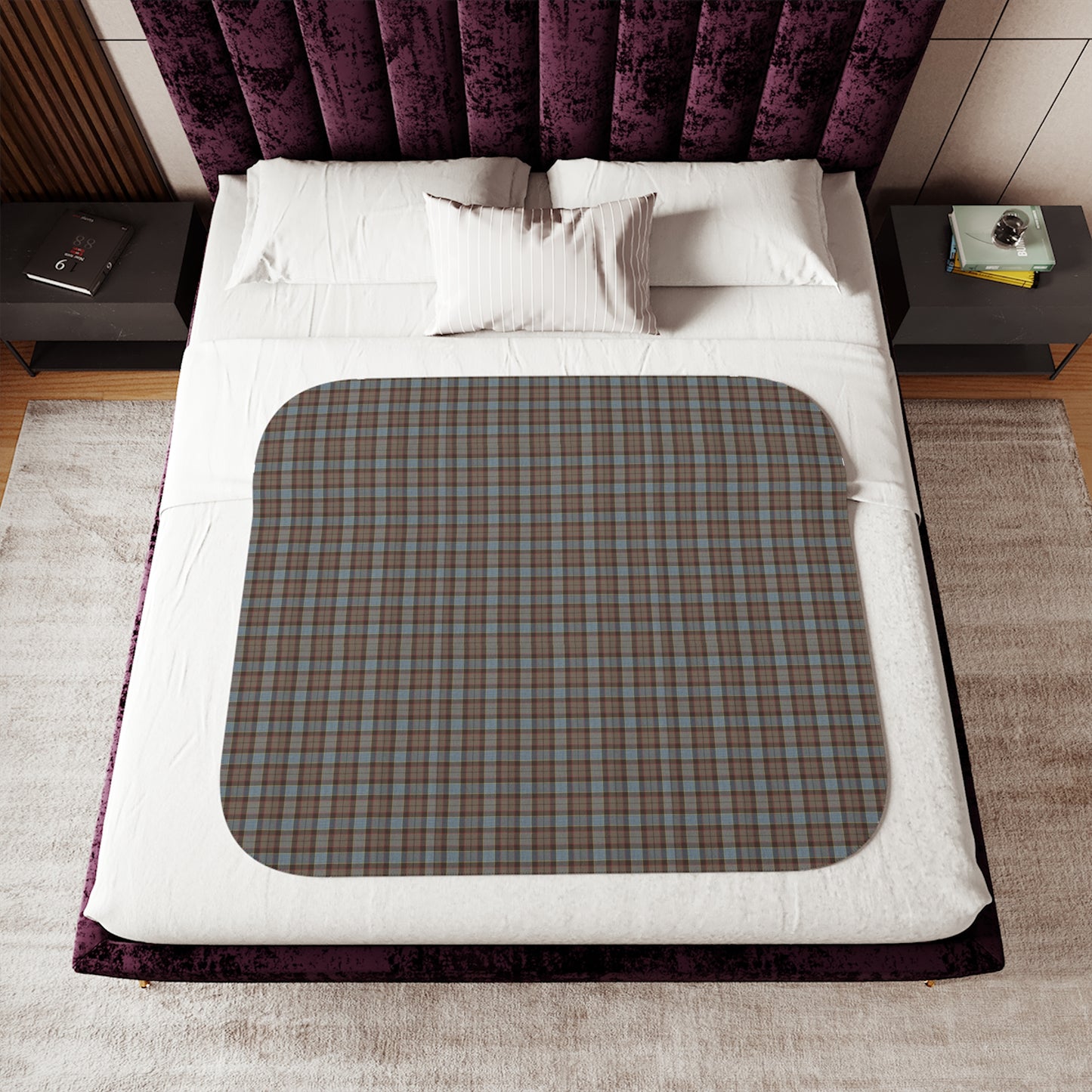 Outlander Fraser Tartan Sherpa Blanket, Two Colors