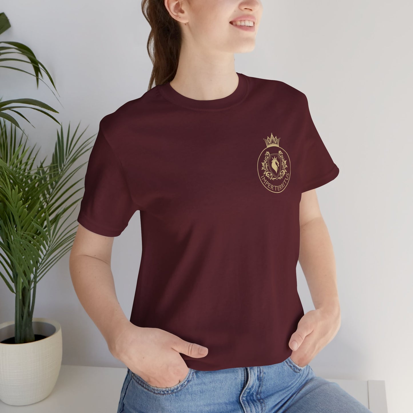 Imperterritus Emma M Lion - Book Lovers T-shirt