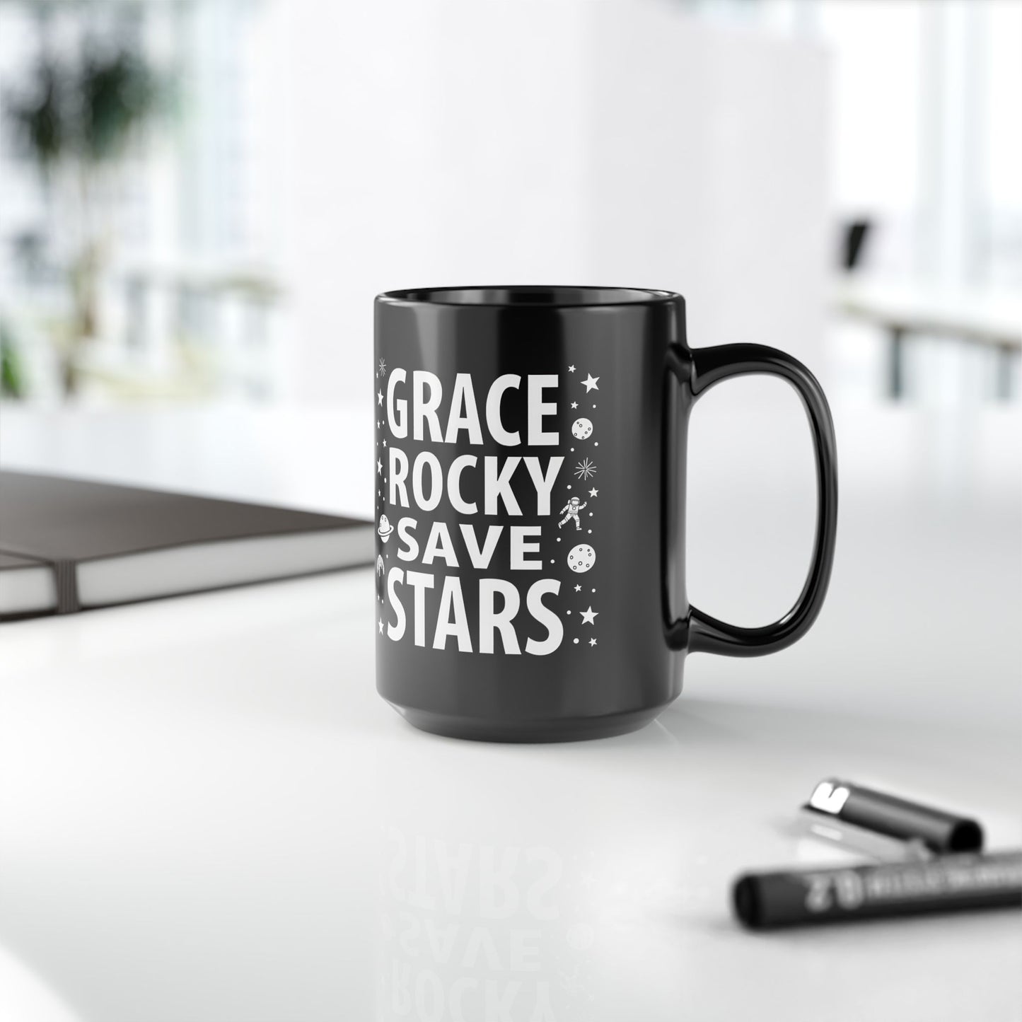 Grace Rocky Save Stars - Project Hail Mary Coffee Mug