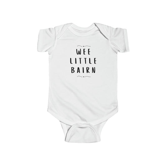 wee little bairn onesie