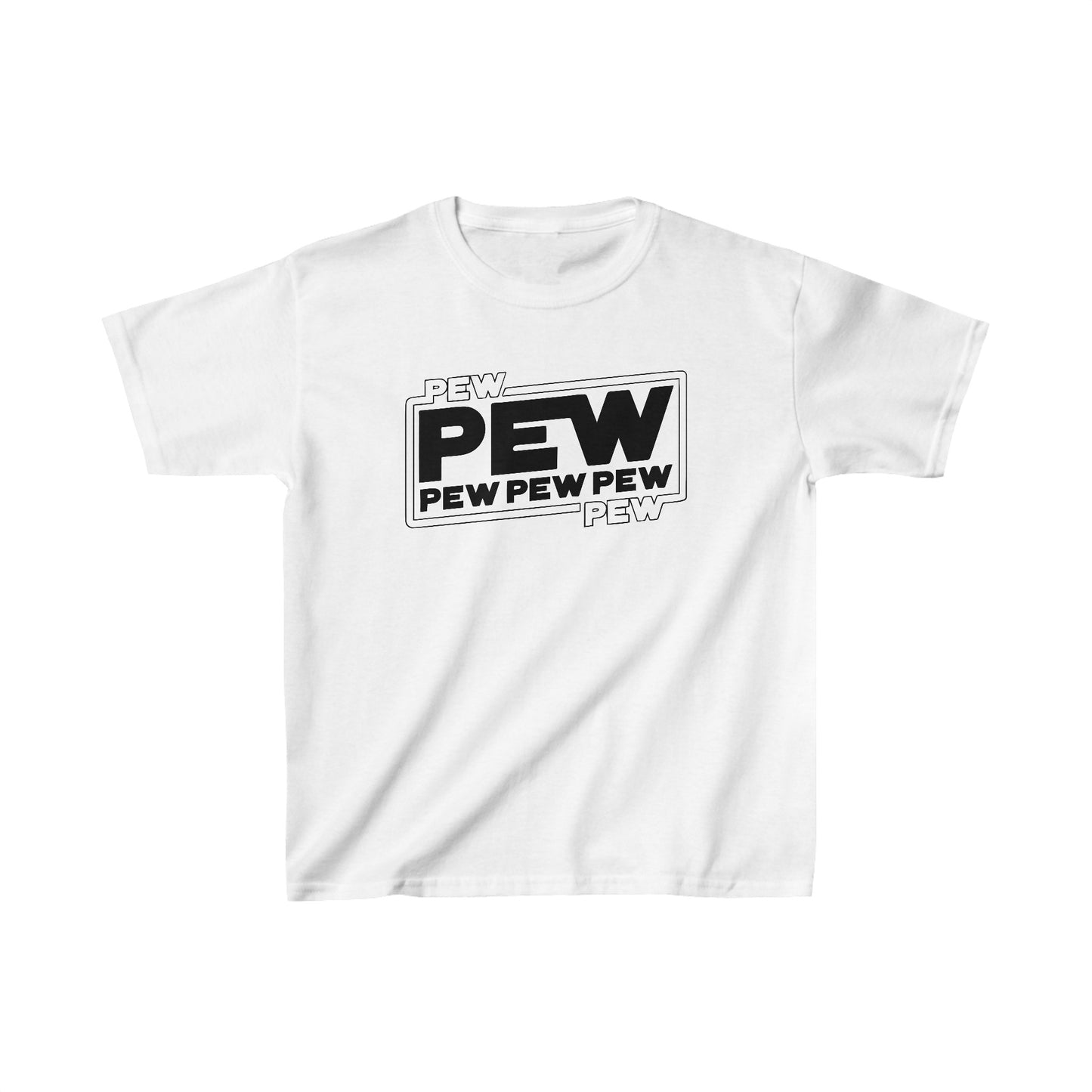 pew pew star wars kids tshirt