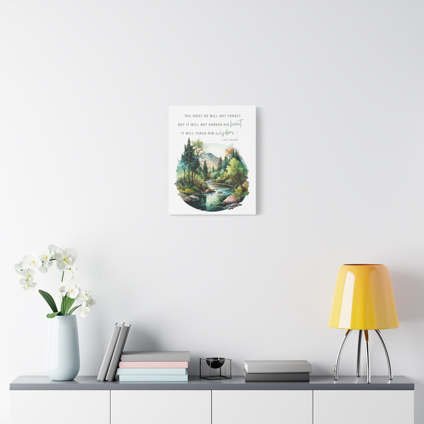 His Grief Will Teach Him Wisdom Canvas Gallery Wrap - Lord of the Rings Wall Art