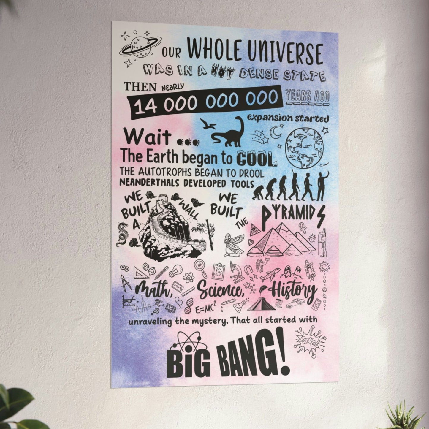 big bang theory poster