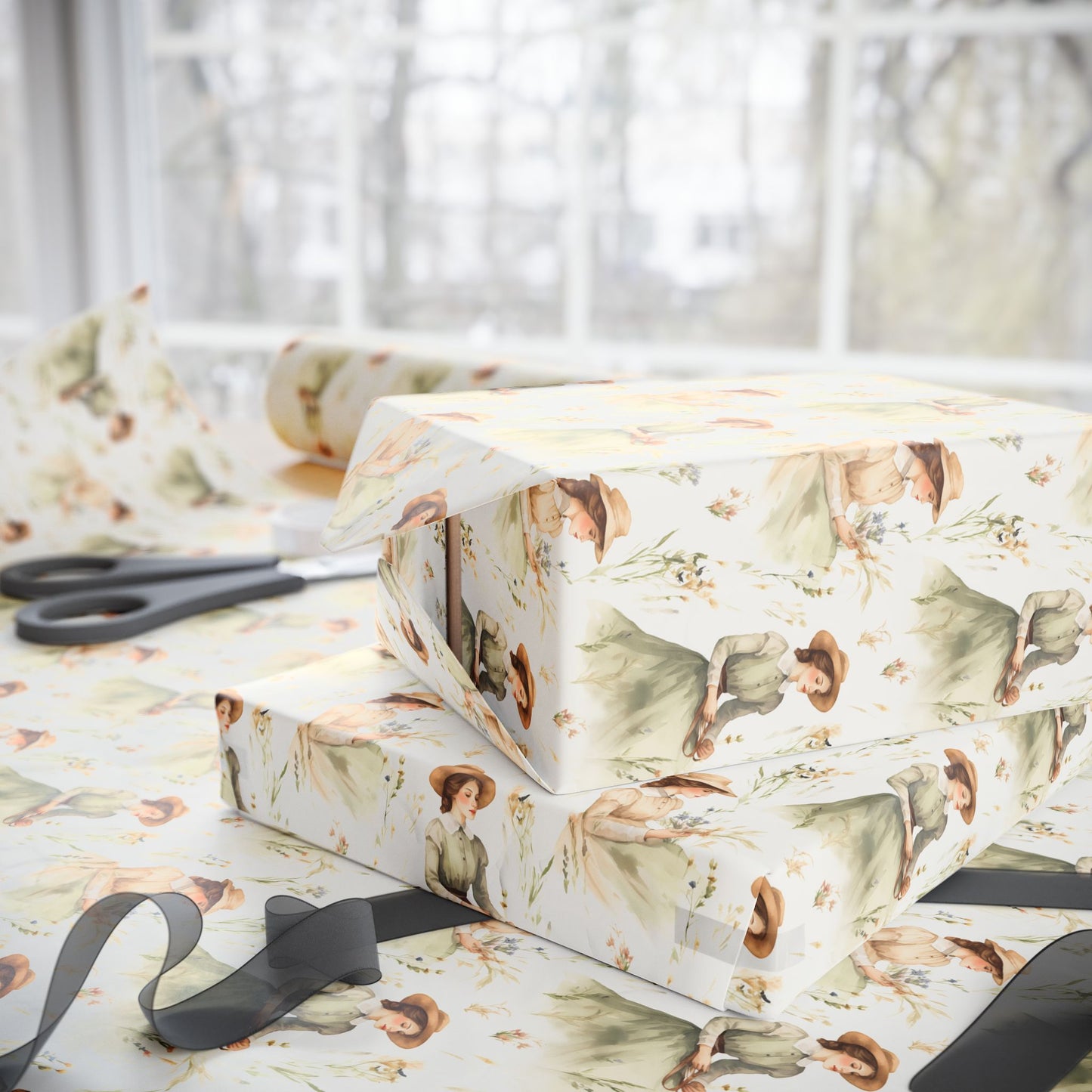 Jo March Gift Wrapping Paper - Little Women