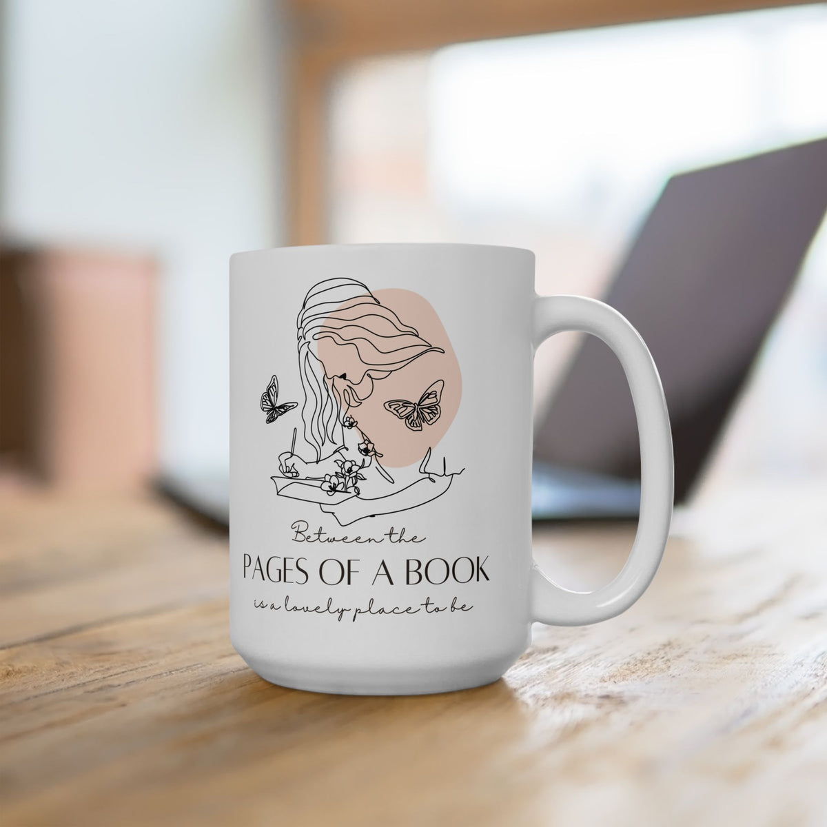 Between The Pages of a Book - Book Lovers Coffee Mug