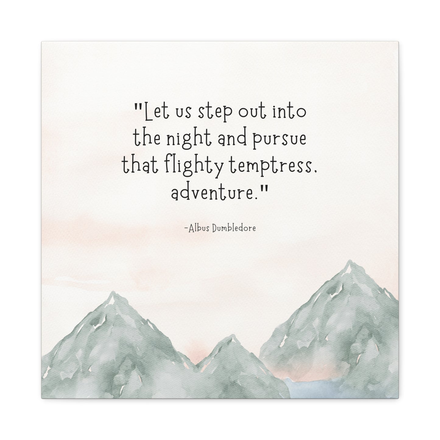 Adventure Dumbledore Quote - Harry Potter Wall Art