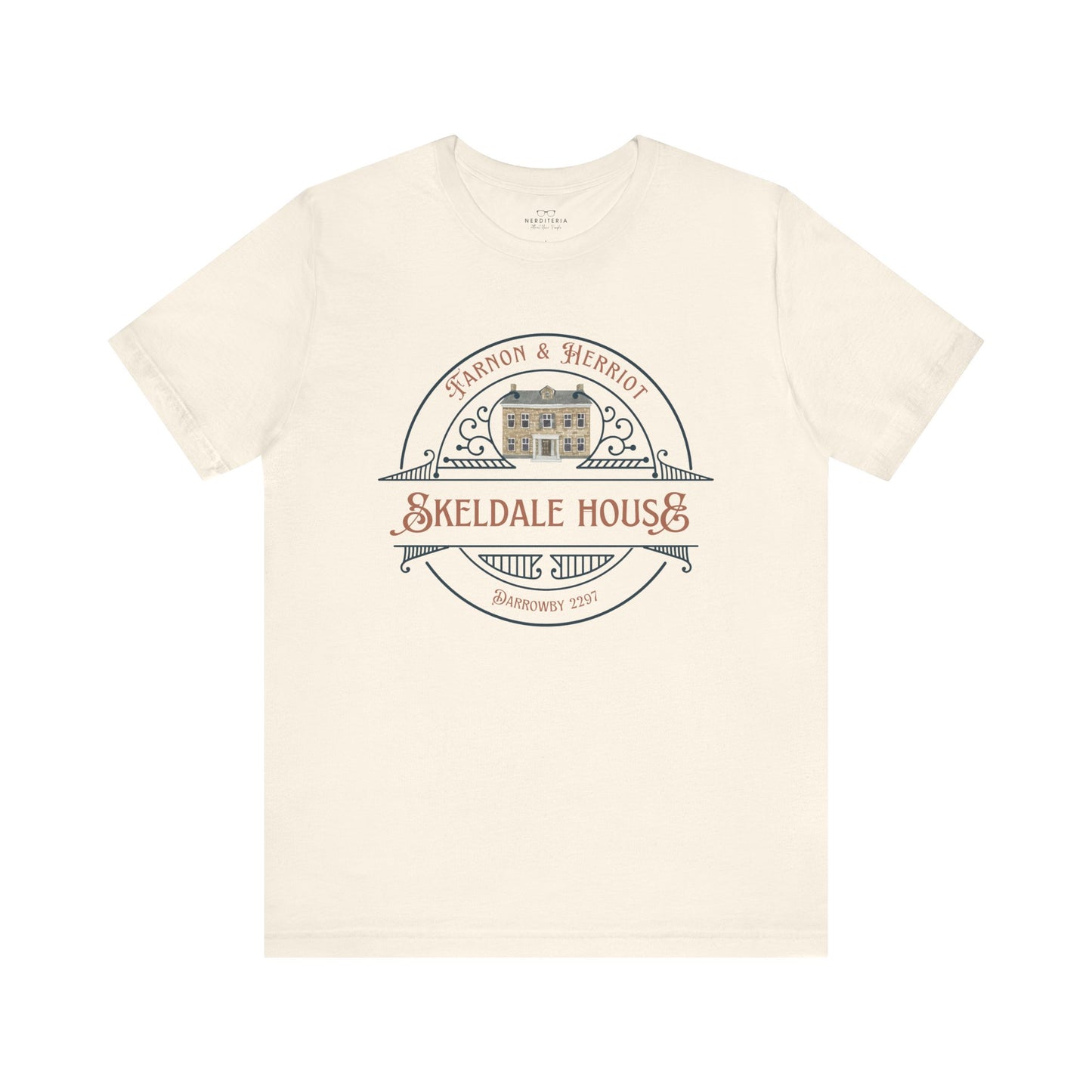 Skeldale House T-shirt with Character Names on Back - All Creatures Great and Small