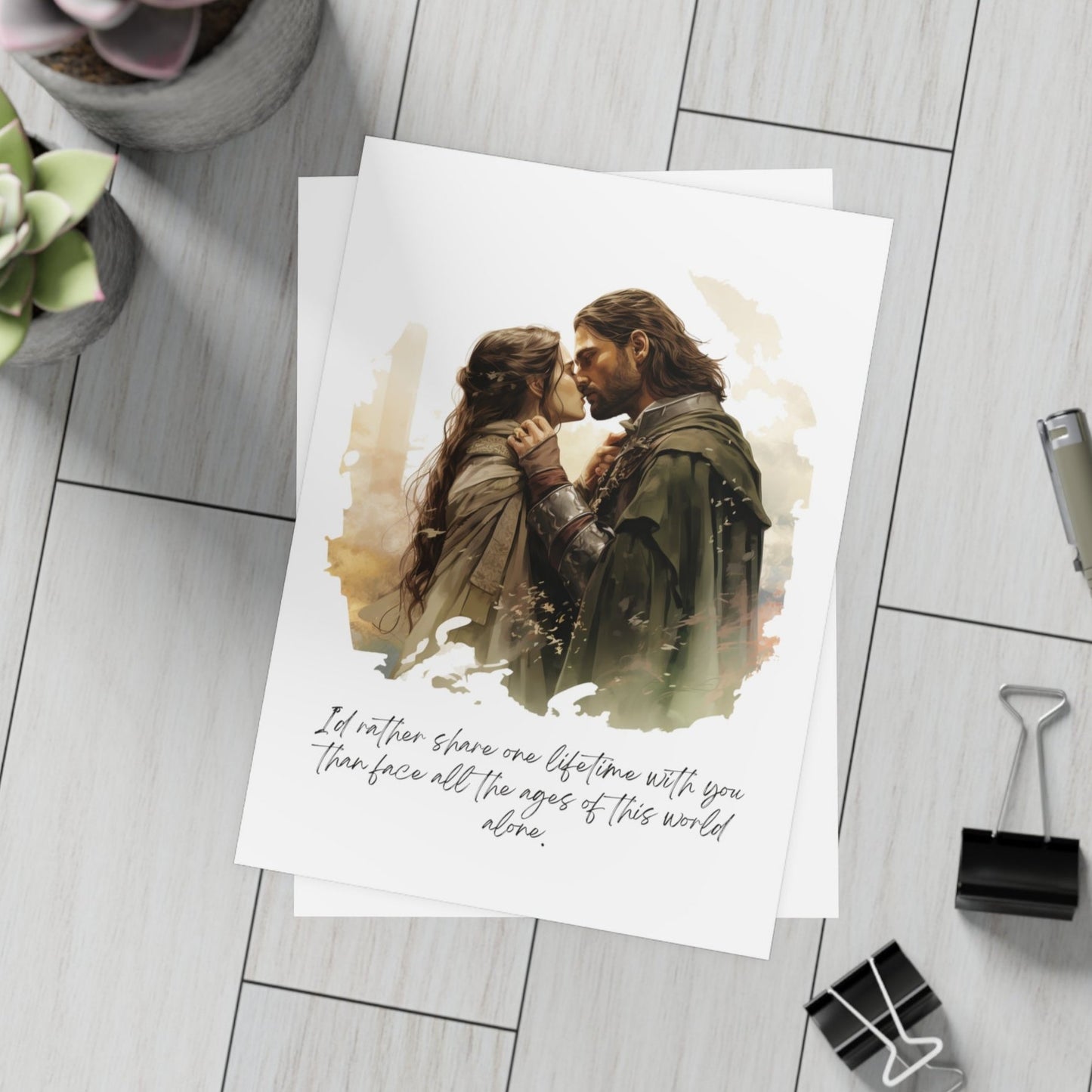 lord of the rings postcard
