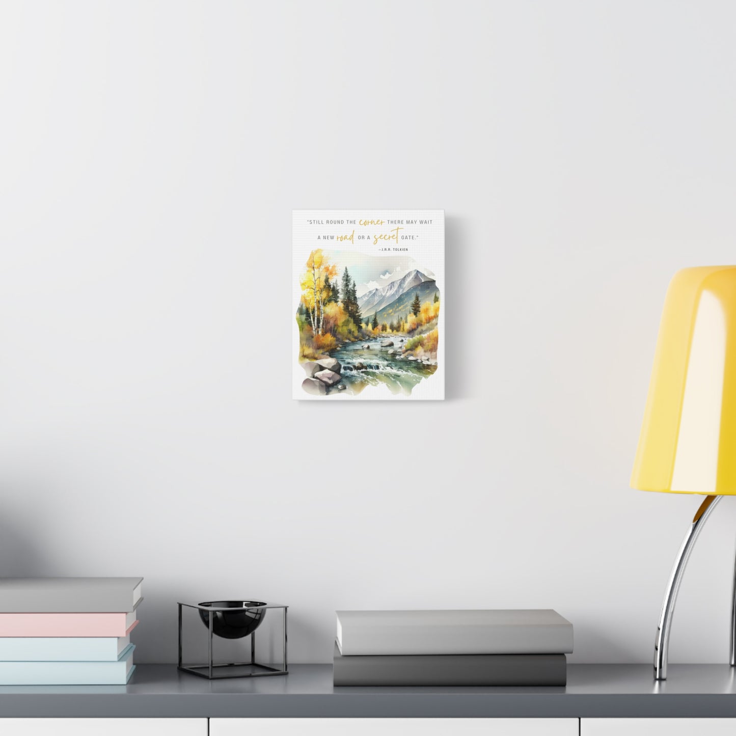 Still Round The Corner Canvas Gallery Wrap - Lord of the Rings Quote Wall Art