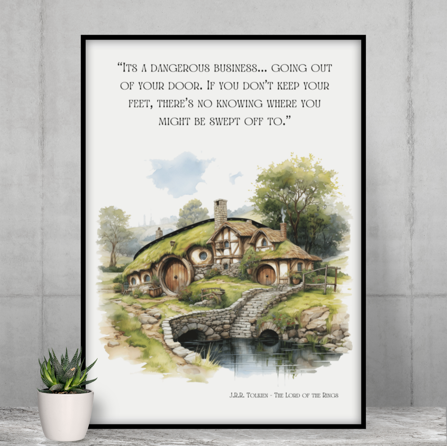 tolkien quote poster