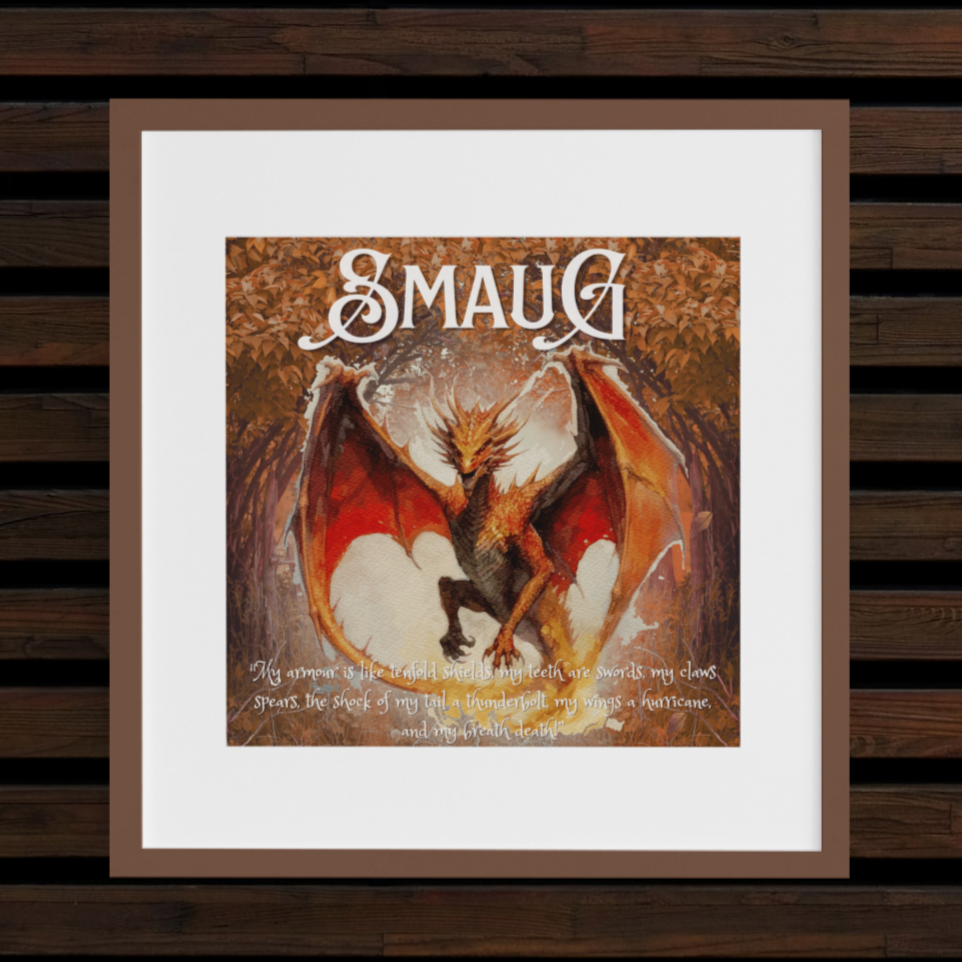 dragon art print