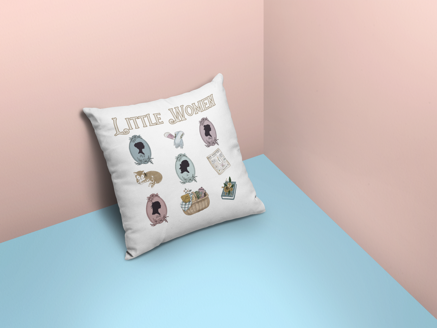 little women throw pillow