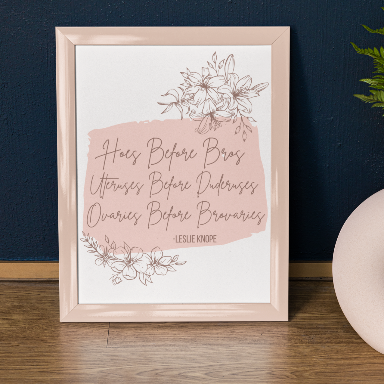 leslie knope quote poster
