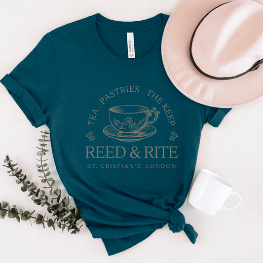 Reed & Rite Tea Shop - Emma M Lion T-Shirt