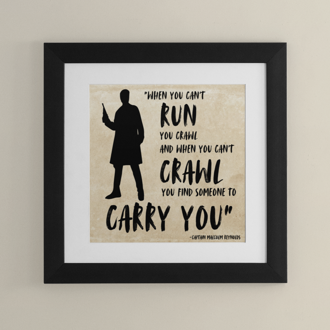 firefly quote poster