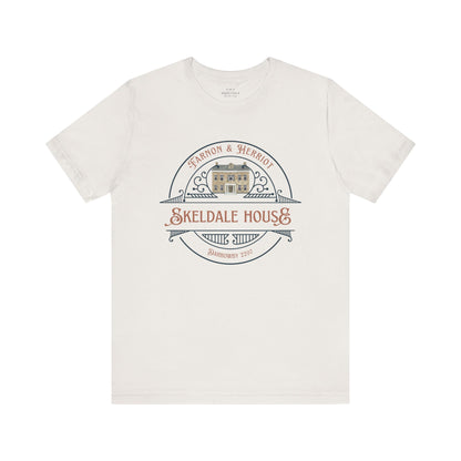 Skeldale House T-shirt with Character Names on Back - All Creatures Great and Small
