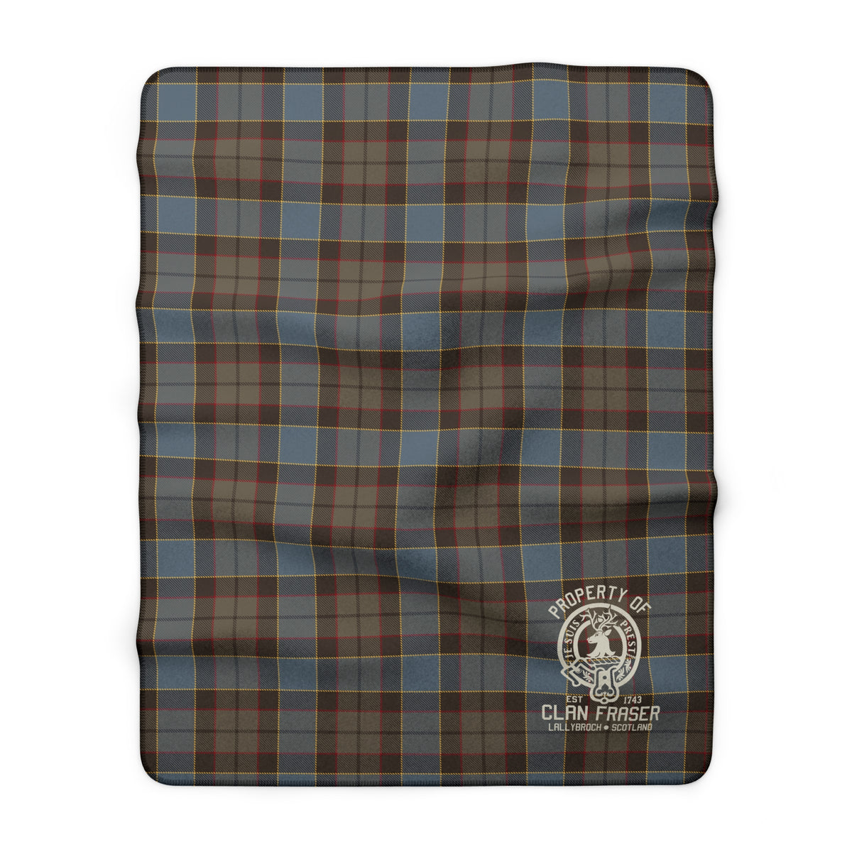 Fraser Tartan Sherpa Fleece – Outlander Blanket