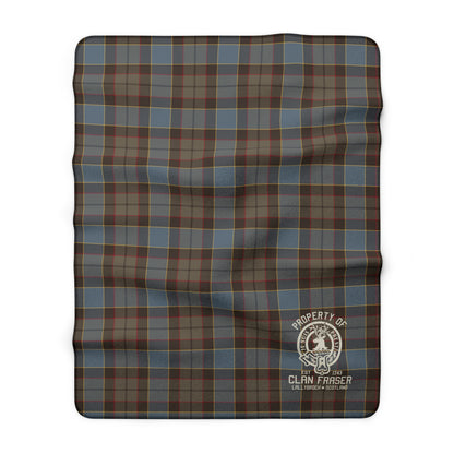 Fraser Tartan Sherpa Fleece – Outlander Blanket