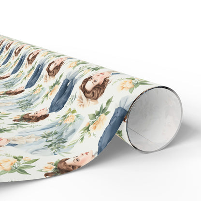 Emma M Lion Gift Wrap - Book Lovers