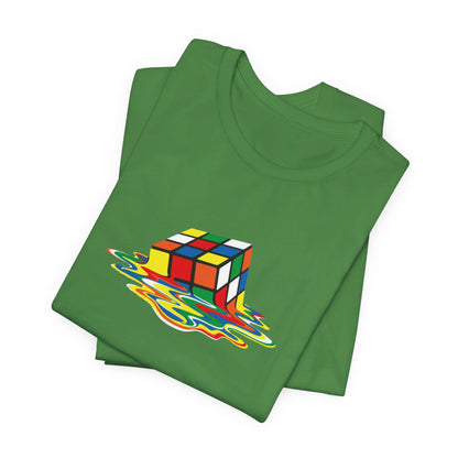 Melting Puzzle Cube - Big Bang Theory T-shirt