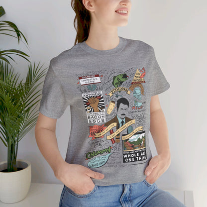 Ron Swanson Quotes - Parks and Rec T-shirt