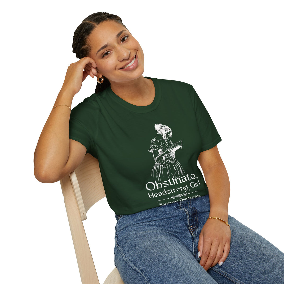 Obstinate Headstrong Girl - Jane Austen Quote Tee