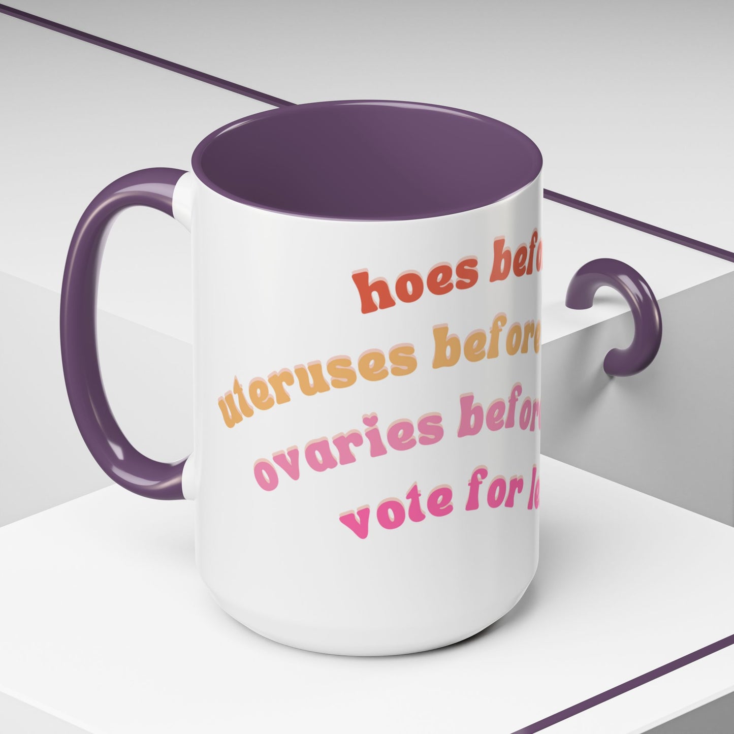 'Bros Before Hoes' Galentines - Parks and Rec Coffee Mug