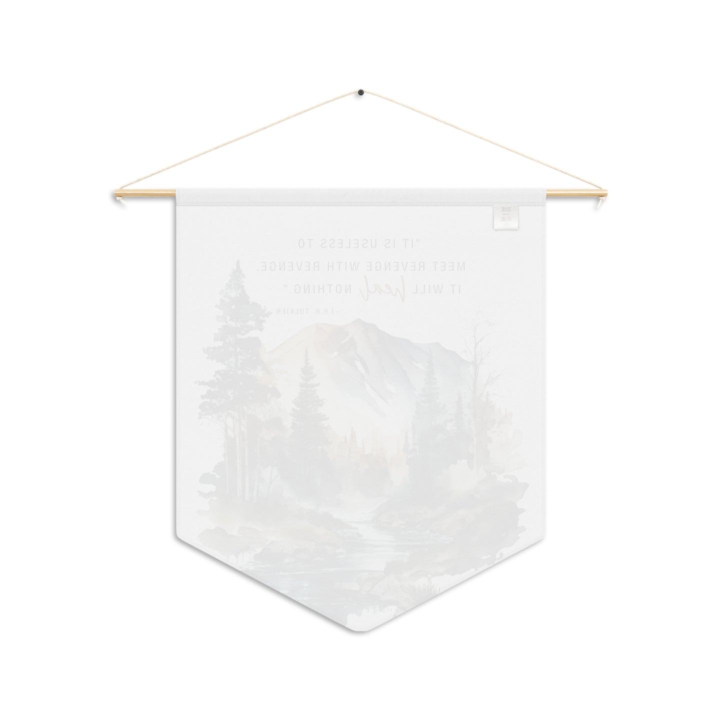 Tolkien Quote Pennant - Lord of the Rings Wall Art