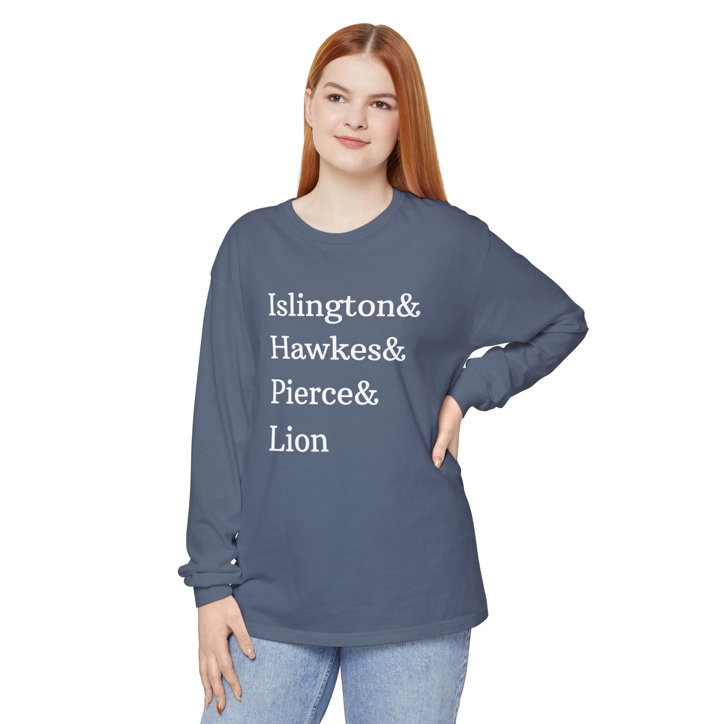 Emma M Lion Character Names - Long Sleeve T-Shirt