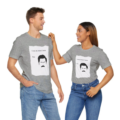 Ron Swanson Permit - Parks & Rec T-shirt