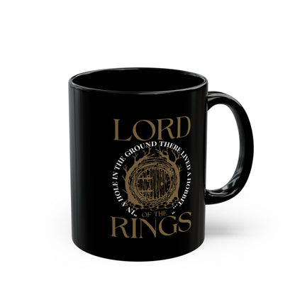 Lord of the Rings Black Coffee Mug