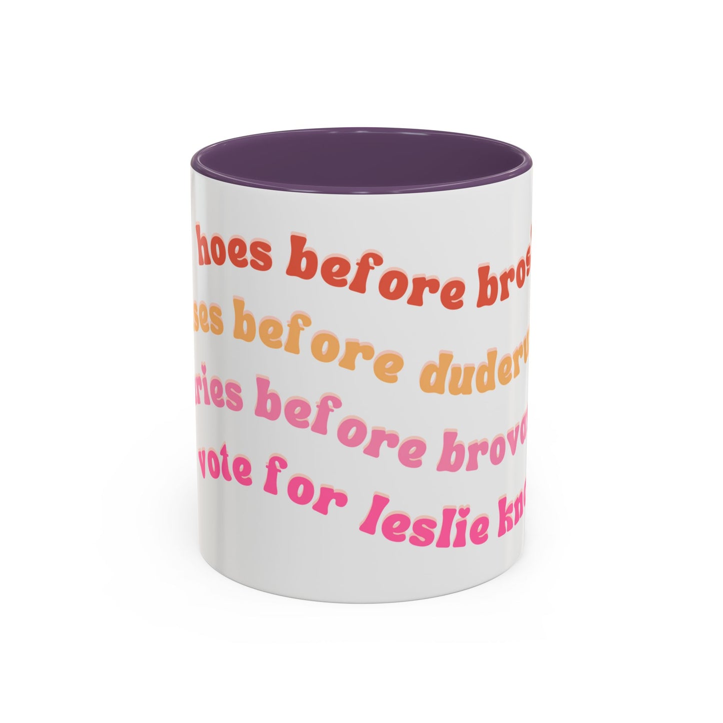 'Bros Before Hoes' Galentines - Parks and Rec Coffee Mug