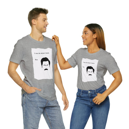 Ron Swanson Permit T-shirt - Parks & Rec