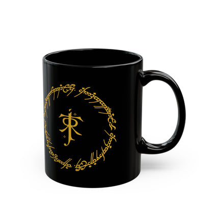 JRR Tolkien Monogram with Circle - The Lord of the Rings Coffee Mug