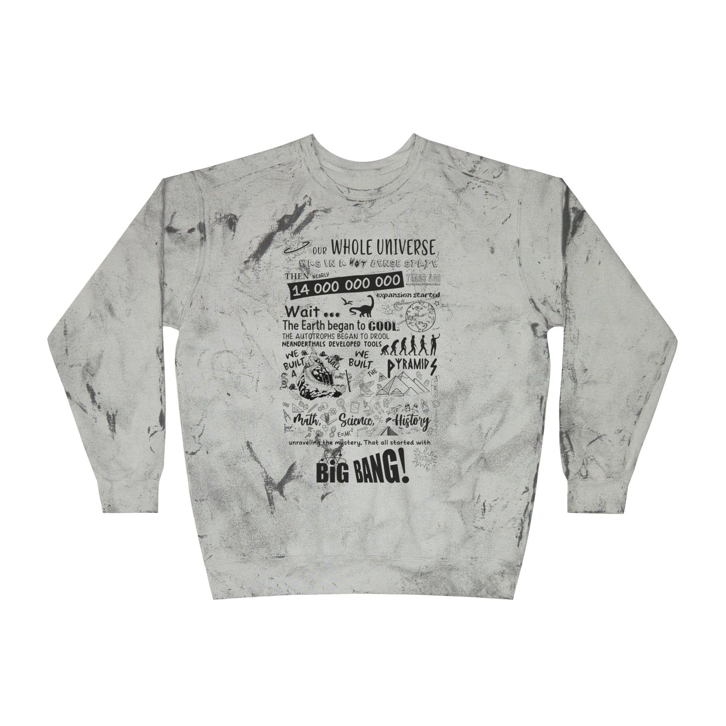 Big Bang Theory Theme Song Tie Dye Sweatshirt - Big Bang Theory