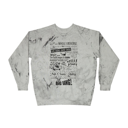 Big Bang Theory Theme Song Tie Dye Sweatshirt - Big Bang Theory