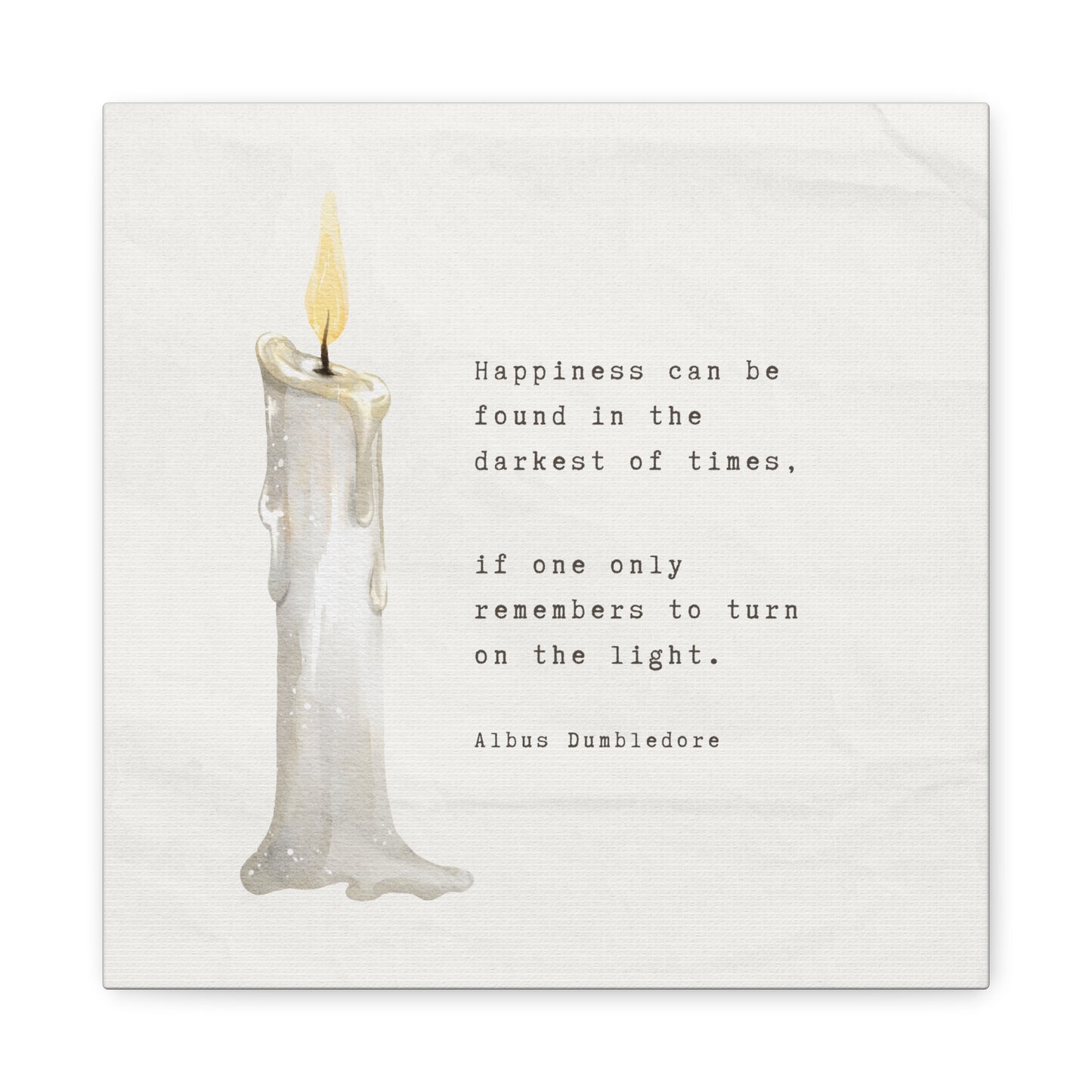 Happiness Can Be Found Canvas Wall Art - Harry Potter