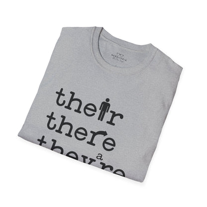 Their, There, They're Grammar T-Shirt - Nerd Stuff