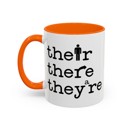 Their, There, They're Coffee Mug