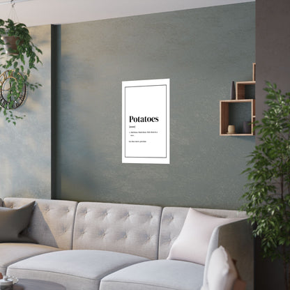 Potatoes Definition - Lord of the Rings Poster
