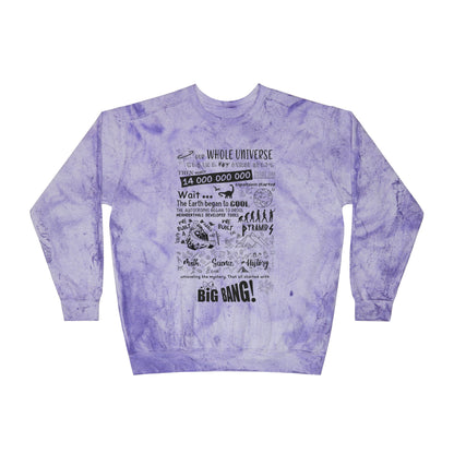Big Bang Theory Theme Song Tie Dye Sweatshirt - Big Bang Theory