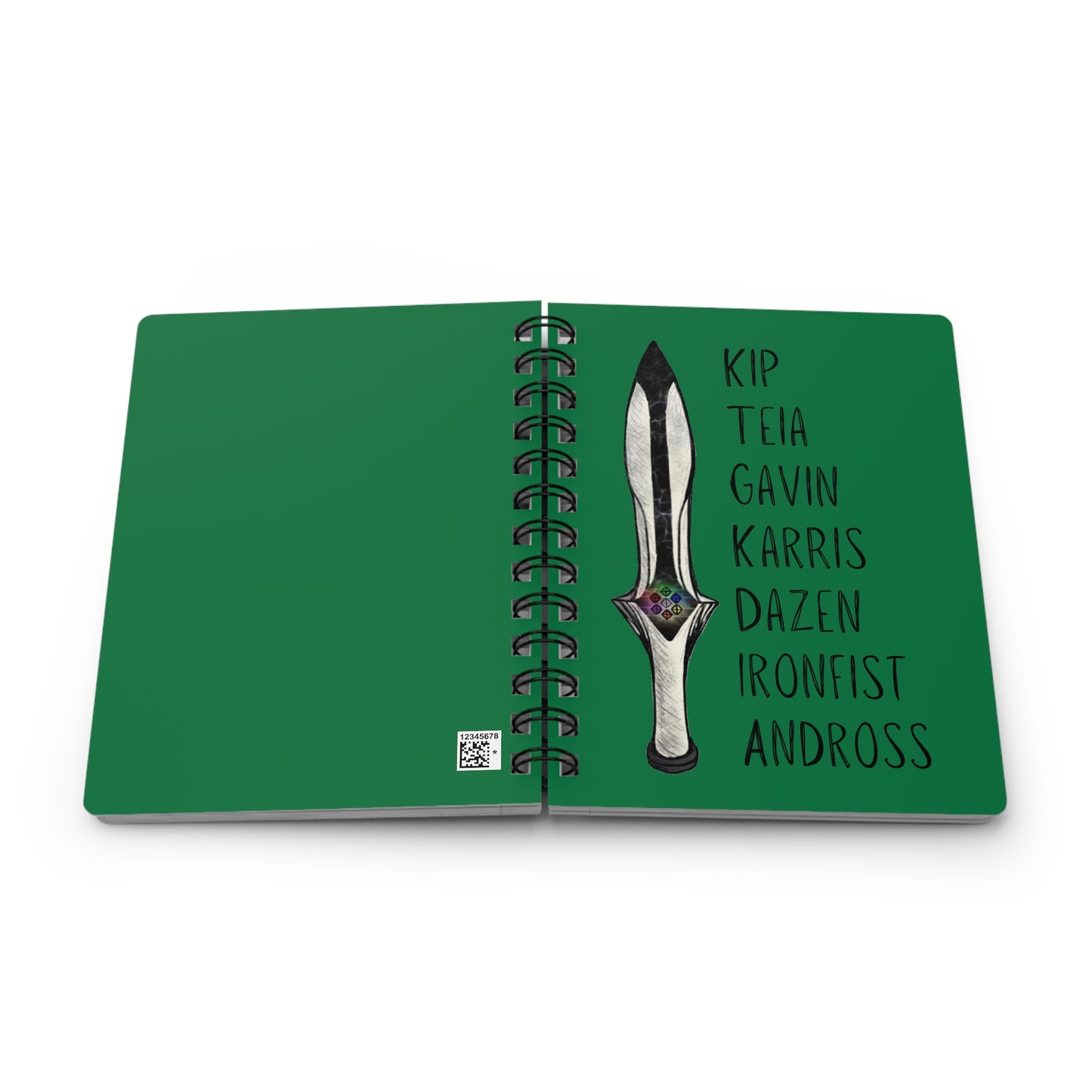 Blinding Knife Spiral Notebook - Lightbringer Fans
