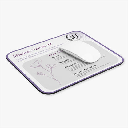 Wholesome Health Mission Statement Mouse Pad