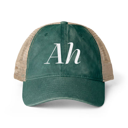 Ah - Emma M Lion Women's Mesh-Back Ponytail Cap