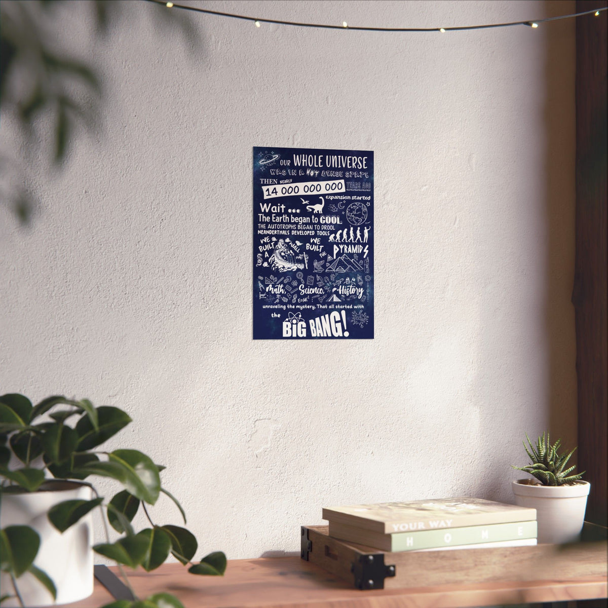 Big Bang Theory Theme Song Blue Sky Poster